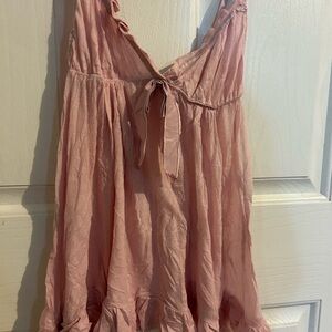 Vintage Victoria's Secret Light Pink Baby Doll Top